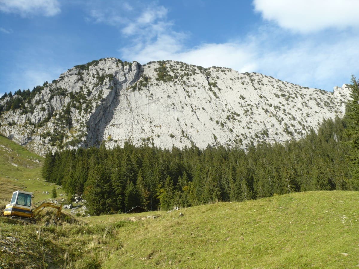 The south face of the Brüggler above the Schwändital