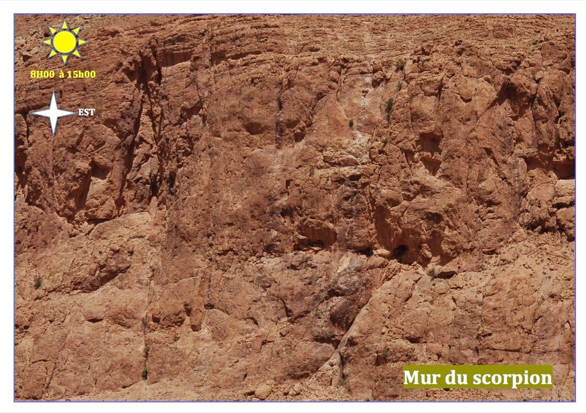 Mur du Scorpion, Todra Gorge
